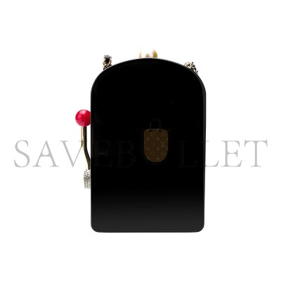 CHANEL MASTER CASINO MONACO SLOT MACHINE MINAUDIERE WITH GOLD HARDWARE AS3715 (16*9*4cm)